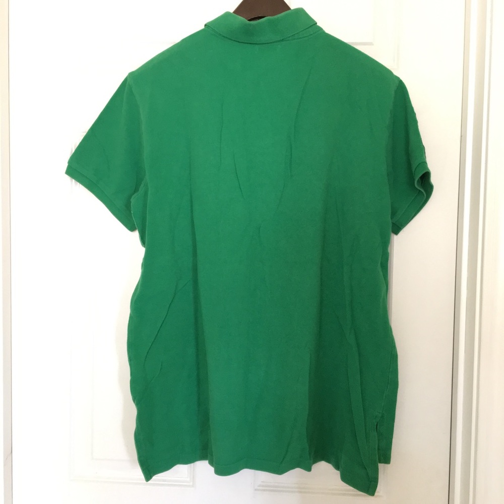 Ralph Lauren Polo Green Rugby Shirt Size Large - Picture 2 of 5